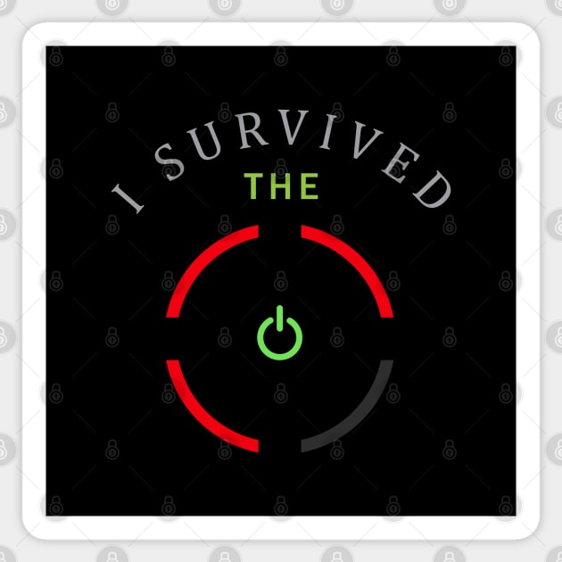 I Survived - The Red Ring of Death Sticker by CCDesign